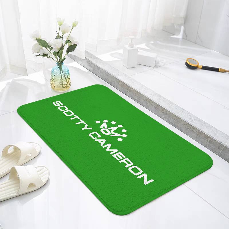 S-Scotty C-Cameron Sign Carpet Bathroom Anti-slip Mat Door Mat Home Decoration Mat Entrance Door Mat Scratch-resistant Door Mat