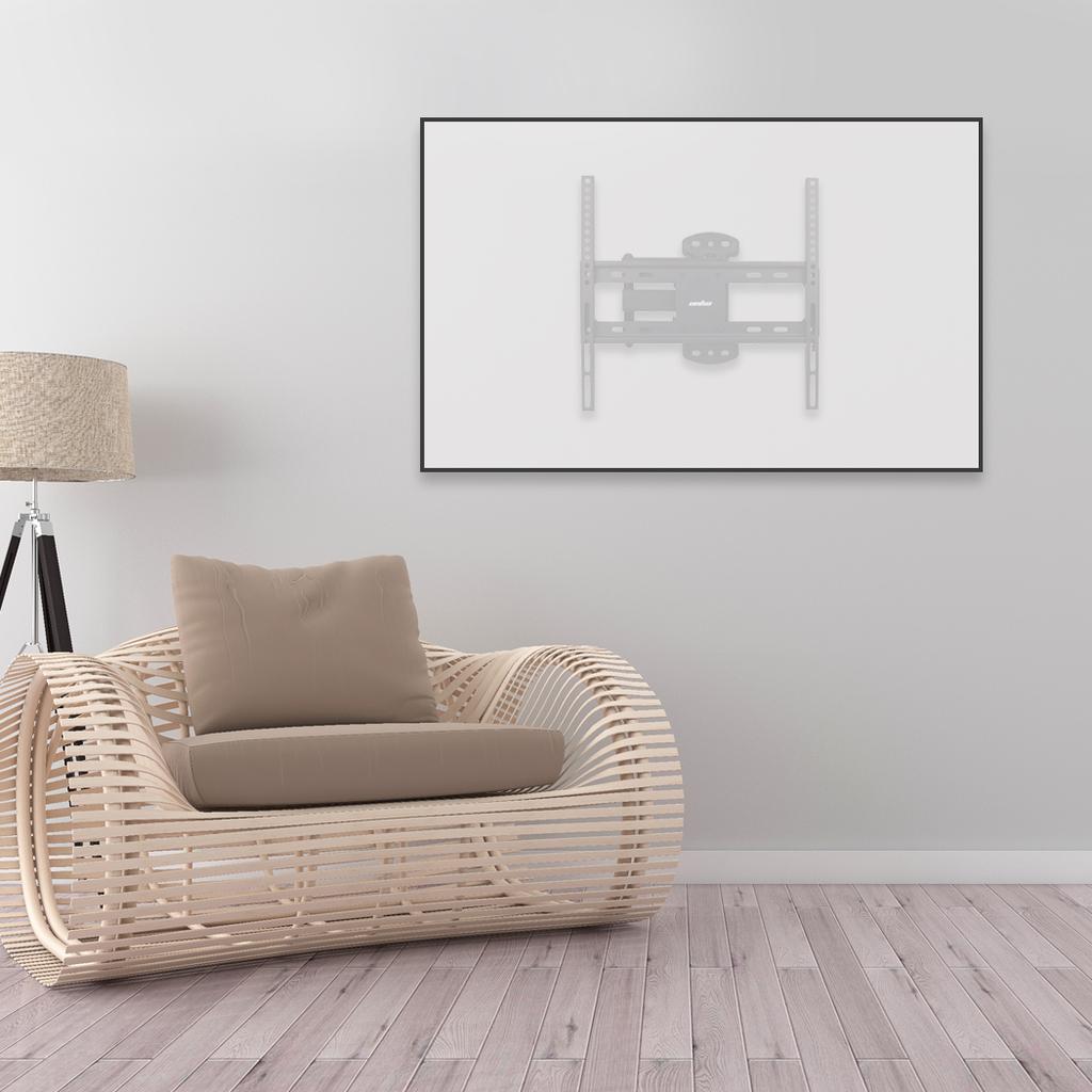Full Motion Swivel Extension Arm Wall Mount TV Bracket for 26-55 Inches LED LCD