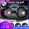 LMFLF1 2026 Car Sticker Carbon Fiber Car Coaster Non-slip Water Cup Holder Insert Mat For BMW E93 F10 F20 F30 F40 F15 F25 F26 F31 F49 F