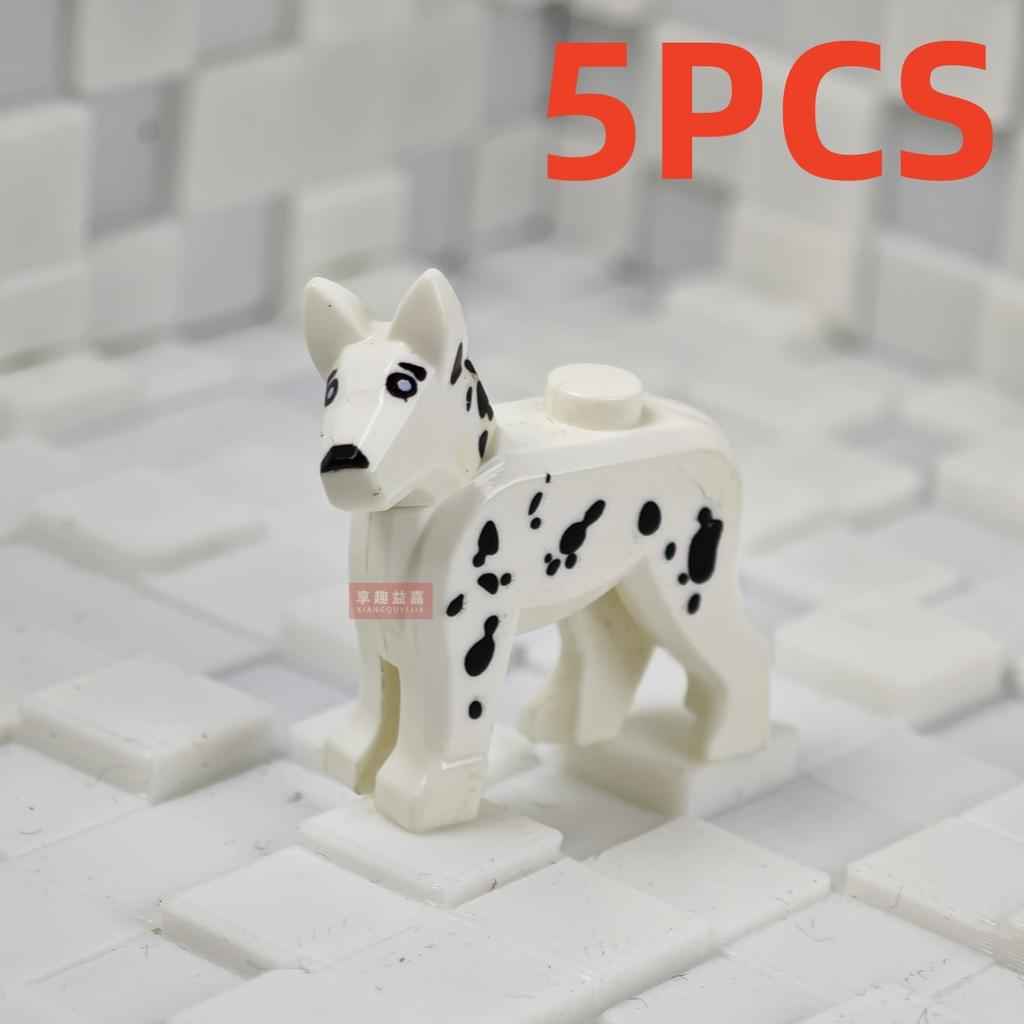MOC City Animal Building Block Figures Eagle Owl Panda Parrot Seagull Penguin Zoo Fram Horse Pig Accessories Bricks Toy Gift