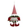Yousheng Lighted Christmas Gnome Wreath Artificial Pine Spruce Wreath for Front Door Swedish Tomte Hanging Sign for Xmas Porch Indoor Outdoor Home