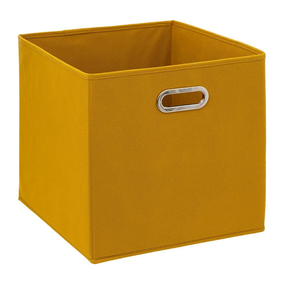 Non Communiqué Five Simply Smart - Boîte De Rangement Pliable "Premium" 31X31cm Moutarde - Image 3