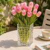 Waterproof Flower Arrangement Vase Clear Plastic Tableware Storage Box  Desk Organizer