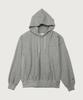 Women'S Reverse Weave Small Logo Loose Fit Hoodie Oxford Grey