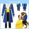 Costum Cosplay Adult Frumoasa și Bestia Prințul Adam Bărbați Petrecere Halloween Costum Măiestrie Exquisită
