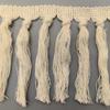 1Yard 11cm Wide Fringe Trim Ribbon Cotton Material Macrame Tassel Ribbon  For Curtain Sewing