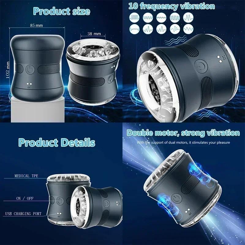 Exercise Machine Big Ass Masturbator Body Adults Toys Adult Goods Vagina Masturbator Nozzles Penis Sexual Tools For Men Toys