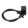 Waterproof Handlebar Switch Headlight Fog Lamp ONOFFON Button for Motorcycle ATV with 0.4in Mounting Hole(Right Side )