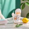 Cartoon Heat-Resistant Gloves Thickened Microwave Oven Gloves Cute Baking Gloves  Kitchen