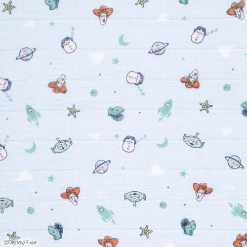 Aden + Anais Toy Story Washcloths, Set of 3, 30x30cm, Disney Design, Muslin Cotton, Baby Gift, WCADABDAWCC30012DI