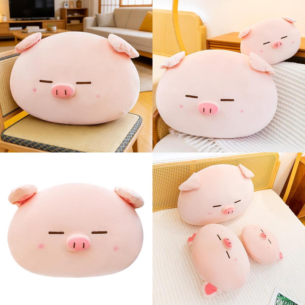 Emoji Pig Plush Pillow Cute Piglet Cushion Soft Toy For Kids Bedroom Decor