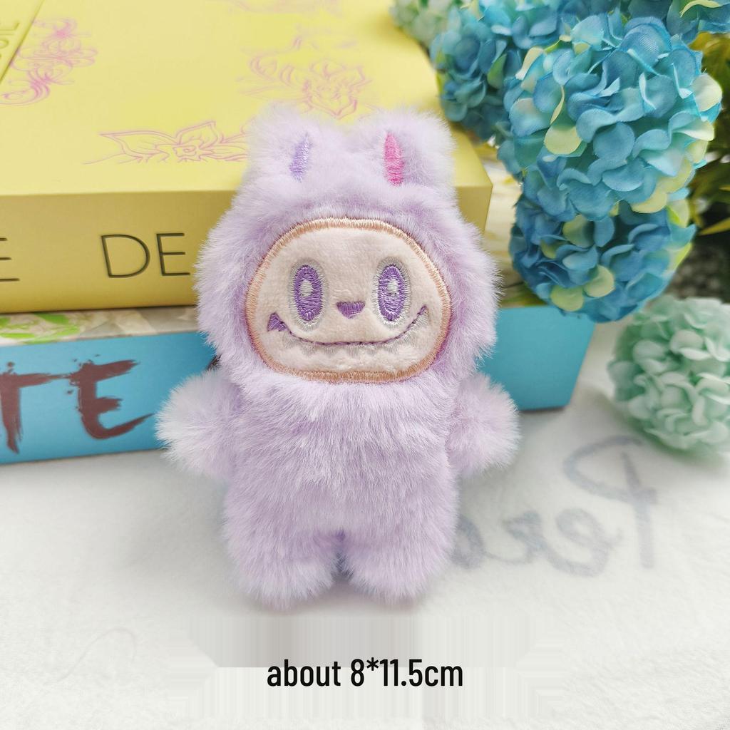 Piszczący wisiorek Labubu 3. generacji: DIY Biżuteria i Dodatek do Odzieży Pluszowy Brelok z Lalką