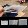1/5PCS Organization Resealable Loose-leaf Zip Lock Matte Clear Pouch Bag PVC Storage