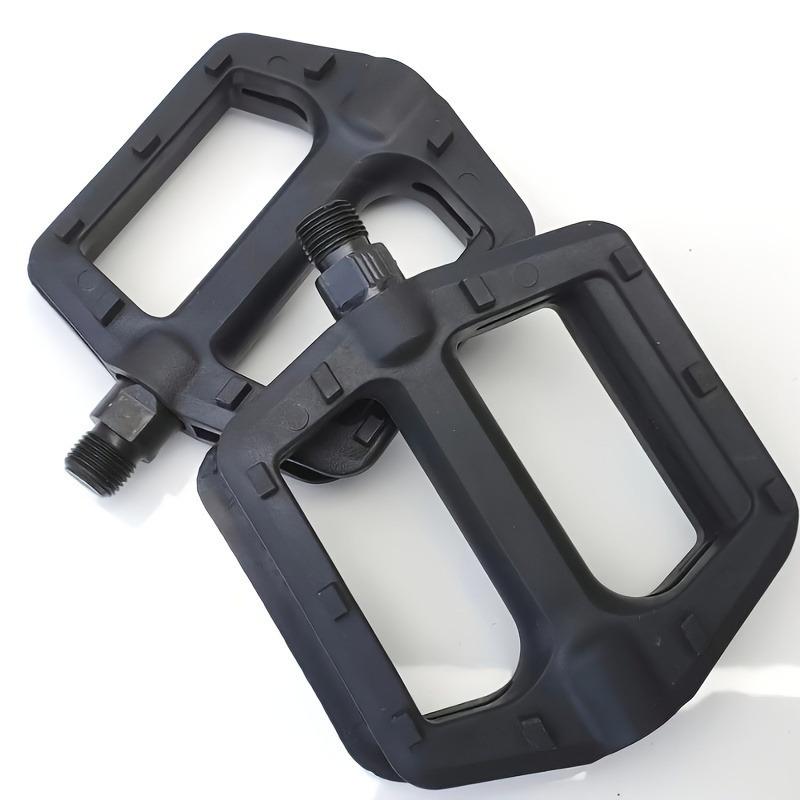 High Durability Plastic Bicycle Pedals - Quick Release, Flat Design Suitable for Mountain Bikes and Cycling Equipment