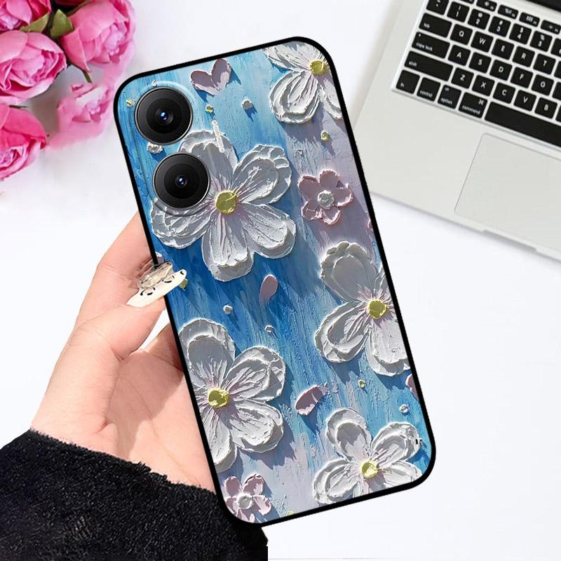 For Poco F7 Pocophone F 7 PocoF7 5G Case Fashion Silicone Camera Protector Phone Case For Xiaomi Poco F7 Soft TPU Back Cover