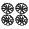 4PCS 18in Wheel Hub Cap Full Wrapping Wheel Hub Cover Trim Replacement for Tesla Model 3 2017 To 2023