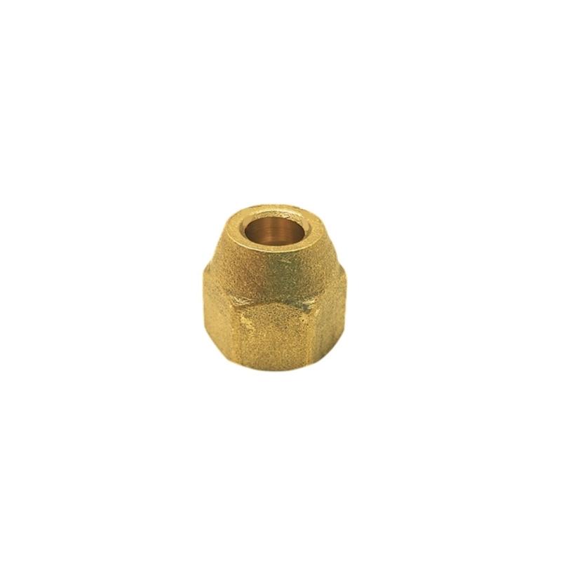 5lots High Temperatures Brasses Flare Nut with Deep Threads for Reliable 1/2 In Tube Terminations