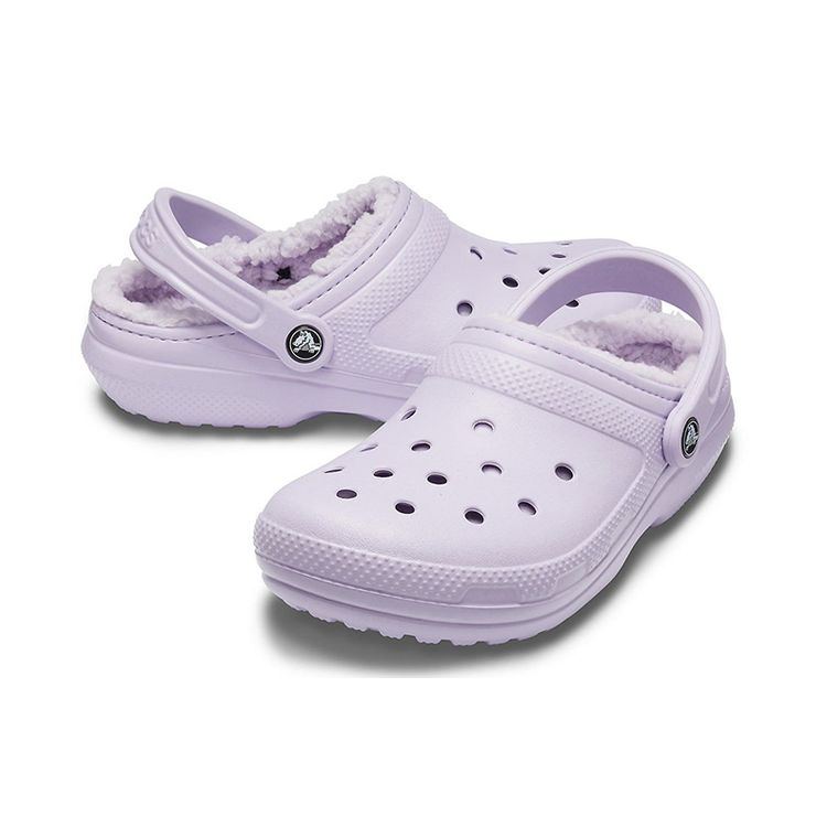 Crocs Zueco Clásico Forrado Unisex para Adulto Lavanda Comodidad Slip-On 203591-5OP