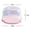 8 inch Cake Carrier with Handle Cupcake Container Muffin Tart Cookie Dessert Keeper for Vegetables