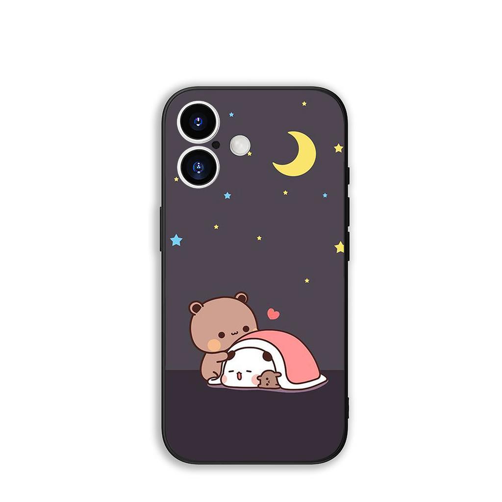 for Apple iPhone 17 16 15 11 Pro XS Max XR 6 7 8 Plus + SE 2020 5 16E Phone Cover Case Bubus Panda Bear Dudus