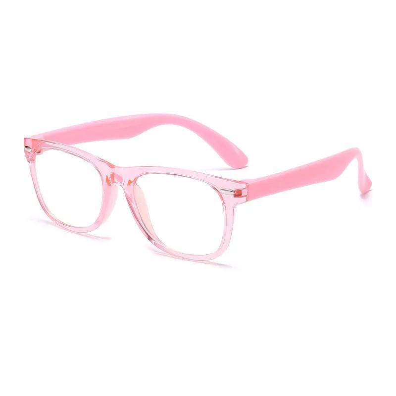 Anti blue Light Kids Glasses TR90 Children Optical Frame Eyeware Boy Girls Computer Transparent Blocking Eyeglasses UV400