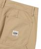 Syupeodeulai Corduroy Mix Straight Carpenter Pants Beige