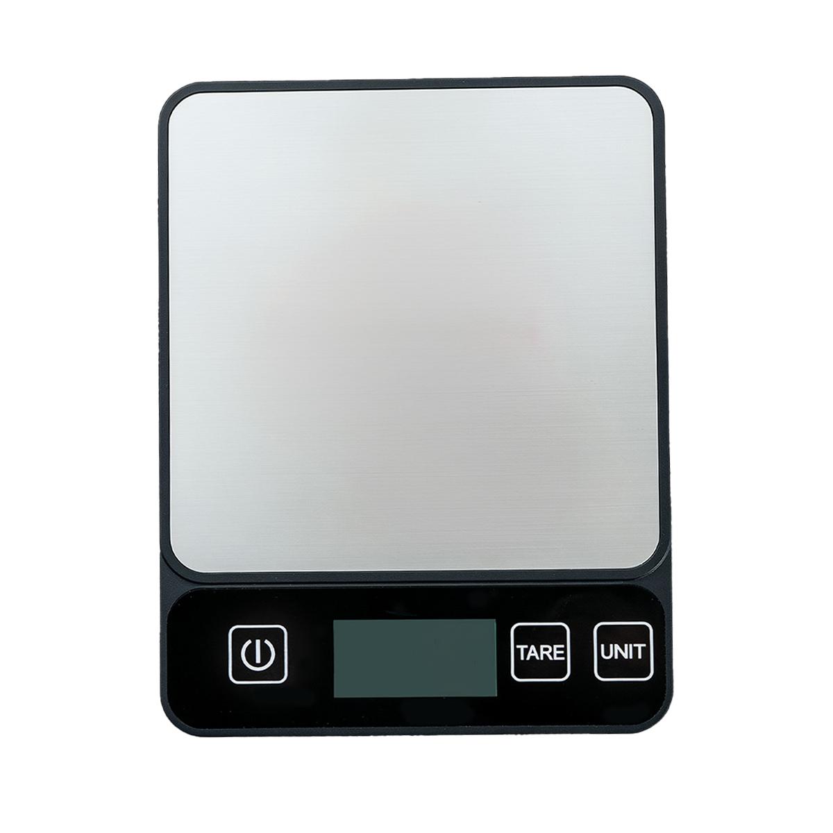 

1 шт. Черные пищевые весы 10 килограммов цифровые кухонные весы граммы и унции 1 г точные весы легко моются нержавеющая сталь No batteries attache