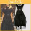Addams Family Wednesday Costume Anime Ball Women Uniform Outfit Dress Suit