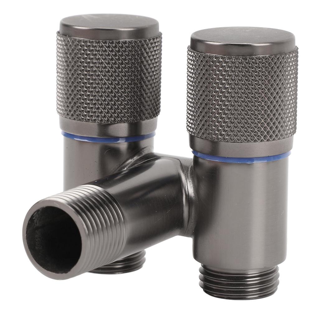 Dubbelströmbrytare Vattenventil 1 G1/2 tum Inlopp 2 G1/2 tum Utlopp Yttergänga Vattenventil för Tvättmaskin