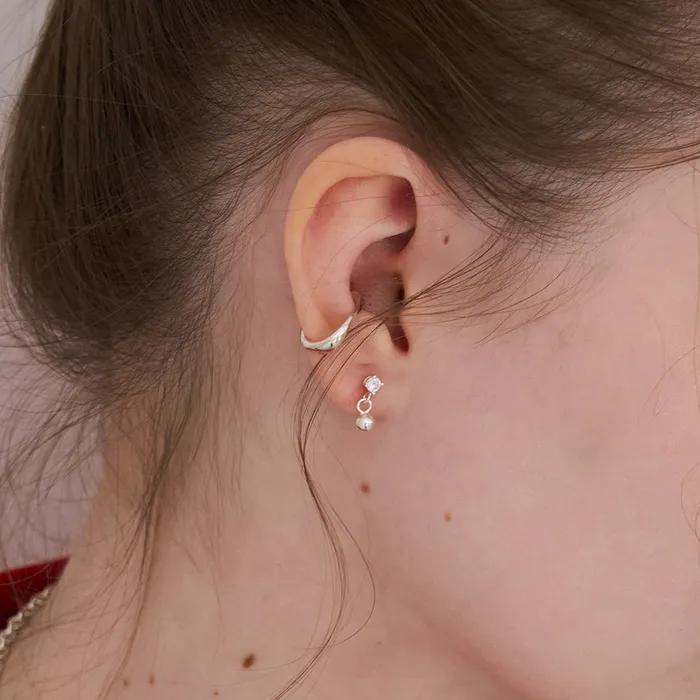 Rose With Dew - Earcuff 03