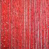 1x2m Thickened Silver Thread Wedding Ceiling Decoration Curtain