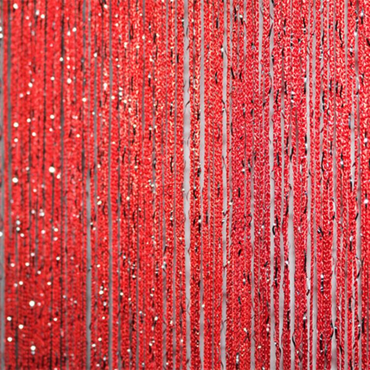 1x2m Thickened Silver Thread Wedding Ceiling Decoration Curtain