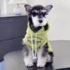 Cozy Letter Print Dog Sleeveless Hoodie Breathable Warm Pet Vest Jacket Soft with Drawstring Pet Jumpsuit Outdoor Activities