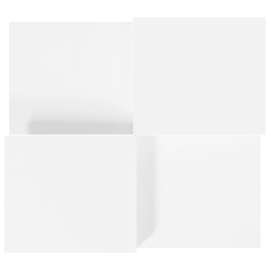 Coffee Tables 2 Pcs White Particleboard