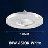 Bombilla LED de Techo E27 6500K Blanco Frío, Lámpara Super Brillante con Diseño de Cristal, Protección Ocular Sin Parpadeo 220V para Hogar Dormitorio Sala de Estar