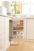 Pegboard Wall-Mount Kitchen Storage Rack for Seasonings - Hole-Free Combinable Shelf