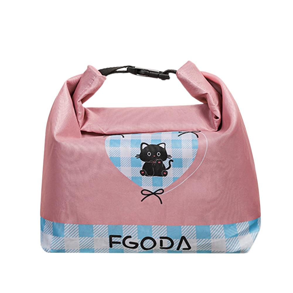 

Large Capacity Portable Picnic Bag Handheld Storage Bag Creative Insulated Bag Travel Cat