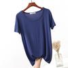 Women's Crew Neck Short Sleeve Tee Slim Fit Casual Modal Fabric Basic Daily Wear Top