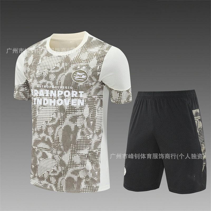 2526 Football Training Clothes Children's Suit Eindhoven Short-sleeved Shirt Club Same Style