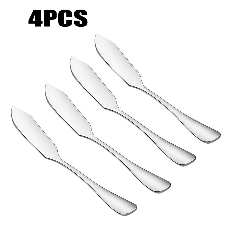 6 Stück Edelstahl Buttermesser Käse Dessert Marmeladenmesser Sahne Brotschneider Küchenwerkzeuge Messer Butterstreicher