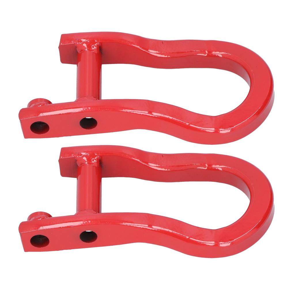 Pair of Red Tow Hook Ring 84192871 Steel Alloy Replacment Fit for Chevrolet Silverado 1500