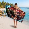 Demon Slayer Printed Swim Towel, Portable Water Absorbent Towel for Beach Camping Daily Bathroom Use