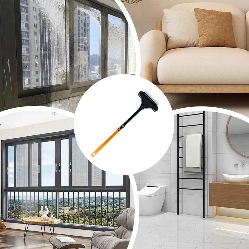 Mesh Screen Brush Glass Window Squeegee Wet And Dry Double use Dust Removal Brush For Sofa Wall Pet Hair Carpet Cleaning Tools