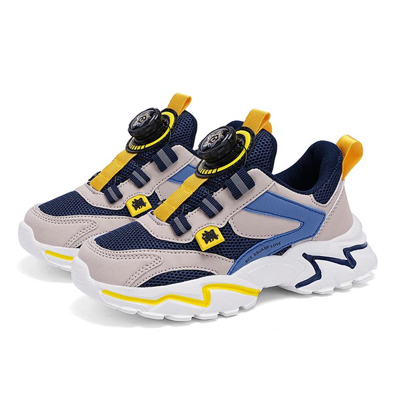 Kids Shoes Boys Running Sport Shoes Trainer Sneakers Big Children Breathable Mesh School Shoe Soft Sole Casual Walking Tenis