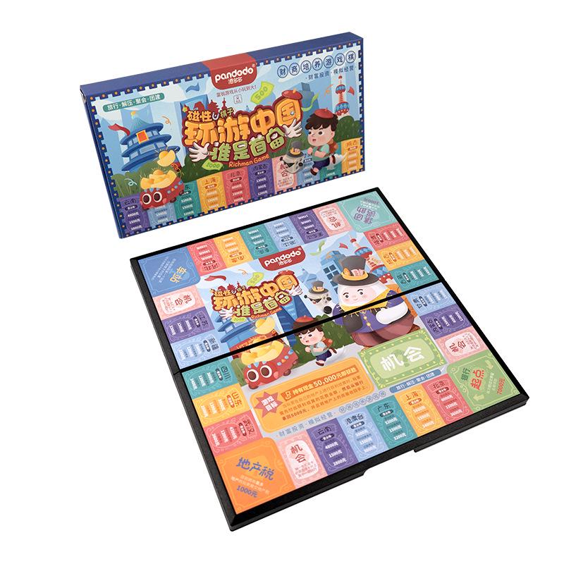World Tycoon Tour: Magnetic Board Game for Kids & Parents