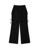 MOAA Wrap Skirt Bootcut Trousers (Black)
