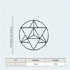Merkaba Sacred Geometry Metal Wall Art Spiritual Decor Yoga Gift