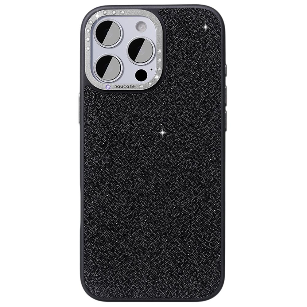 JAUCASE For iPhone 15 Pro Case Compatible with MagSafe Textured PU+TPU+PC Phone Back Cover