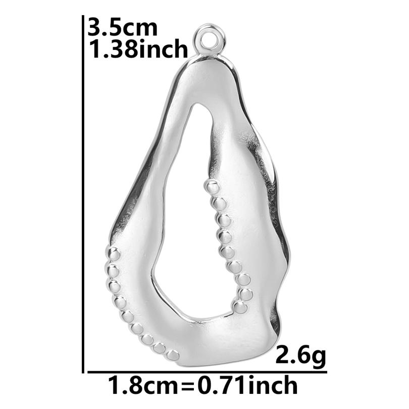 Starfish Conch Fish Tail Silver Color Stainless Steel Charms For Jewelry Making Supplies Ocean Animal Pendant 6pcs/Lot Breloque