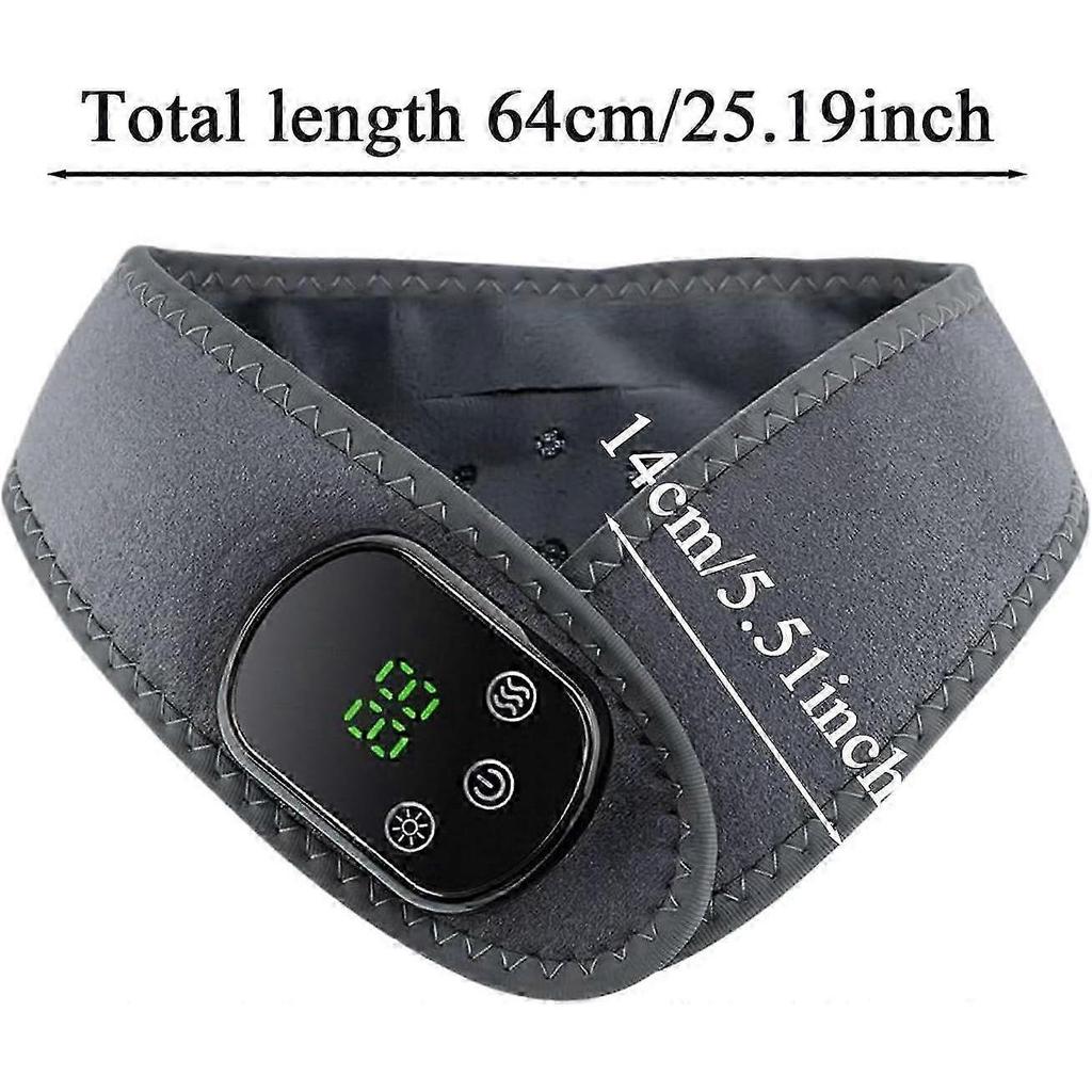 Neck Warmer Pillow - Thermal Splint with 5 Heat Levels | Electric Heated Neck Scarf with Vibratory Massage - For Women and Men, Elderly, Daily Relaxat